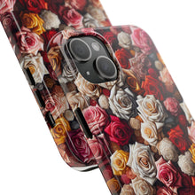Load image into Gallery viewer, Floral Tough Phone Case - Durable Protection with Elegant Rose Design