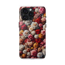 Load image into Gallery viewer, Floral Tough Phone Case - Durable Protection with Elegant Rose Design