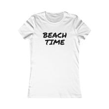 Load image into Gallery viewer, Beach Time Women&#39;s Tee, Summer T-Shirt, Beach Vacation Top, Casual Outfit, Gift for Her, Ocean Lover&#39;s Shirt