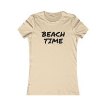 Load image into Gallery viewer, Beach Time Women&#39;s Tee, Summer T-Shirt, Beach Vacation Top, Casual Outfit, Gift for Her, Ocean Lover&#39;s Shirt