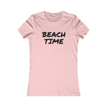 Load image into Gallery viewer, Beach Time Women&#39;s Tee, Summer T-Shirt, Beach Vacation Top, Casual Outfit, Gift for Her, Ocean Lover&#39;s Shirt
