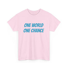 Load image into Gallery viewer, 4BC One world One chance tee
