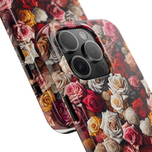 Load image into Gallery viewer, Floral Tough Phone Case - Durable Protection with Elegant Rose Design