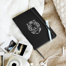 Load image into Gallery viewer, Tiger silhouette hardcover bound notebook