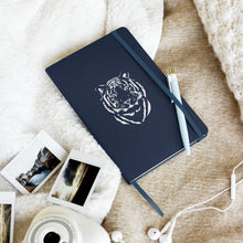 Load image into Gallery viewer, Tiger silhouette hardcover bound notebook