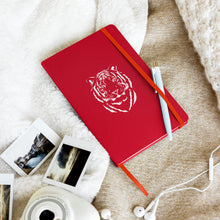 Load image into Gallery viewer, Tiger silhouette hardcover bound notebook